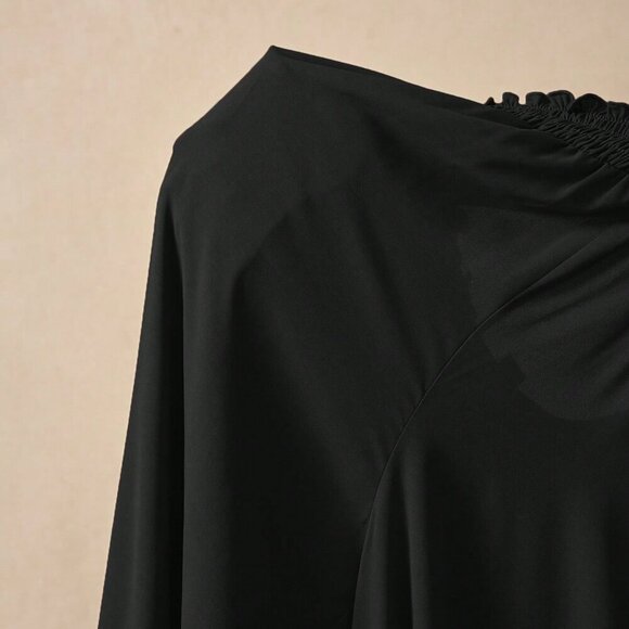 Maternity Black Casual Women's wide legged Pants - Picture 3 of 7